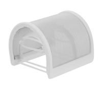 VERDANVERSE U Shaped Metal Microphone Windscreen Cover with Easy to Use and Simple to Install Features, White Mic Pop Filter Suitable for Speech Recognition and Live Broadcast Applications