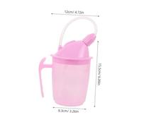 VERDANVERSE Unbreakable Feeding Cup with Straw for Disabled Patients Leakproof Double-Handled Water Drinking Cup Lightweight for Elderly and Convalescent Care