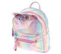 VERDANVERSE Unicorn Sequin Backpack Plush Pom Pom Large Capacity Holographic Shoulder Bag for Toddler Boys and Girls School Use Random Color