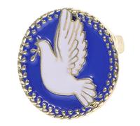 VERDANVERSE United Nations Peace Dove Lapel Pin Blue Brooch Peace Symbol Badge for Clothing Backpack Hats Bags Elegant Corsage Accessory for Weddings Parties Celebrations