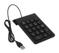 VERDANVERSE Usb Wired 19-key Numeric Keypad for Laptop Portable Number Pad Keyboard Finance Accounting Use