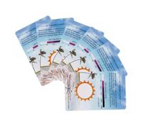 VERDANVERSE UV Identifying Cards and Accurate UV Intensity Readings 6pcs for Reptile Owners with Easy Operation Pvc Material and Uv-conscious Individuals for Pets