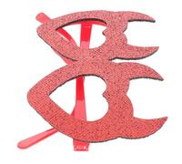 VERDANVERSE Valentine’s Day Heart Sunglasses with Devil Horns for Women, Party Glasses Accessory for Bachelorette and Wedding Photo Booth, Red Frame Love Decor