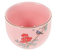 VERDANVERSE Vintage Chinese Style Ceramic Tea Cup with Crackle Glaze Elegant Water Drinking Mug for Gongfu Tea Family and Friends