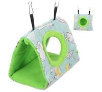 VERDANVERSE Waterproof Parrot Hammock Small Hanging Bird Nest for Budgies Parakeets Cockatiels Comfortable Wear-Resistant Bird Accessory for Winter Use