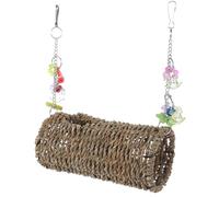 VERDANVERSE Wear-resistant Parrot Swing for Birds Hanging Bird Accessory with Simple Round Design Adorable Chic Decoration for Caged Parrots