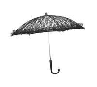 VERDANVERSE Wedding Lace Umbrella Bridal Parasol Lightweight Compact Lace Veil Parasol for Women Portable Sunshade and Rain Protection Elegant Photography Prop