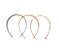 VERDANVERSE Wide PC Headbands with Smooth Surface for Women 3pcs with Short Teeth Non-slip Retro Hair Accessories Minimizes Pressure, for Date Nights and Casual Outings