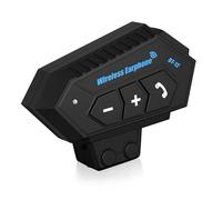 VERDANVERSE Wireless Motorcycle Helmet Headset with Stable Connection and Calling Compatible with Vintage Off-road Half and Full Face Helmets Volume Control and Playback Function for Riding