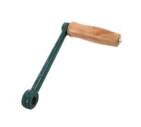 VERDANVERSE Wood and Iron Meat Grinder Handle with Ergonomic Grip Quiet Manual Crank for Smooth Food Grinding Compatible Replacement for Household Meat Mincer Enhances Fast and Comfortable
