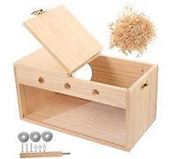 VERDANVERSE Wooden Bird Nesting Box for Parakeets and Cockatiels Durable and Easy to Clean Breeding Box with Table Bottom Design for Australian Parrots and Lovebirds