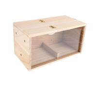 VERDANVERSE Wooden Bird Nesting Box for Parakeets Small Birds Garden Decor Birdhouse Cockatiel Nest Outdoor Observation-friendly