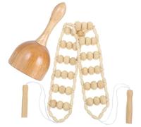 VERDANVERSE Wooden Cupping Tool for Home Use, Portable Massage Tool to Relax Muscles, Creative Design Lymphatic Guasha Stick Body Massager for Personal Wellness and Muscle Relief