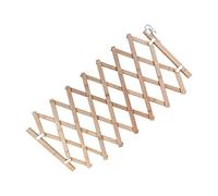 VERDANVERSE Wooden Dog Gate Pet Enclosure Fence Retractable Safety Barrier for Indoor Doorways Small Size Pet Protector for Stairs and Home Use