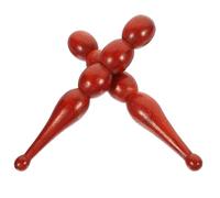 VERDANVERSE Wooden Foot Massage Stick 2pcs Set Large Rosewood Pressure Point Tool Manual Massage Equipment for Foot and Body Reflexology Therapy