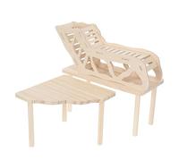 VERDANVERSE Wooden Hamster Platform Board with Ladder for Small Pets, Easy Assembly Second Level Design Reduces Boredom, Hamster Cage Decor and Practical Climbing for Dwarf Mice