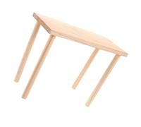 VERDANVERSE Wooden Hamster Platform for Cage Small Animal Furniture with Anti-slip Surface Spacious Exercise Zone for Gerbil Chinchilla Hedgehog Climbing and Rest Safe Squirrel Cage Accessory