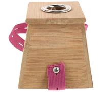 VERDANVERSE Wooden Moxibustion Box with Single Hole Burner Strap Portable Moxa Sticks Heating Device for Traditional Full Body Moxibustion Therapy Acupuncture Pain Relief