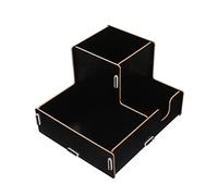 VERDANVERSE Wooden Paper Cup Dispenser Stand Practical Storage for Cups Straws Lids Tissues for Bars Restaurants Milk Tea Shops Organize Declutter Your Space