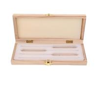 VERDANVERSE Wooden Storage Box for Glass Hydrometer Foam Insert Protective Box 9.76x4.09x1.18in Wood Foam Lined Insert Protection Easy Portability for Winemaking Fieldwork