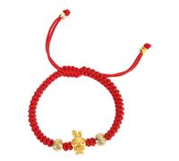 VERDANVERSE Year of The Rabbit Red String Bracelet Handmade Zodiac Rabbit Protection Bracelet for Women and Men Chinese New Year Red Rope Wristlet
