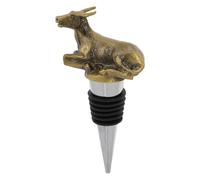VERDANVERSE Zinc Alloy Water Buffalo Bottle Stopper Decorative Wine Saver with Seal Fresh Keeping Animal Bottle Cap and Beverage Preservation at Parties and Daily Use