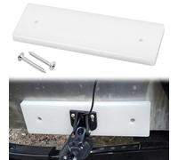 Verdanzia Transducer Mounting Plate with Screws, UV-Resistant Transducer Mounting Board Hardware Kit, Marine-Grade Boat Transom Pad for Fish Finder and Sonar 12" X 3.5" X 0.75"