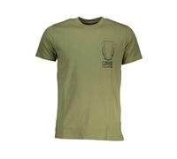Verde Cotton T-Shirt - male - Cavalli Class - T-Shirts - Green - L - Tops L
