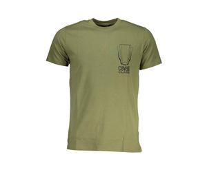 Verde Cotton T-Shirt - male - Cavalli Class - T-Shirts - Green - L - Tops L