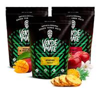 Verde Mate Green Fruity Yerba Mate Tea Set 3x500g - Mango & Maracuya, Ananas, Dragon, Brazilian