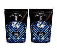 Verde Mate Green Mas IQ Tea 1000g (2x 500g), Brazilian Yerba Mate Tea, Natural Caffeine, Unsmoked, Vegan, Gluten Free