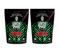 Verde Mate Green Pomelo de Oriente 1000g (2X 500g), Yerba Mate Tea from Brazil, Fruit Flavored Yerba Mate, Unsmoked, Vegan, Gluten Free