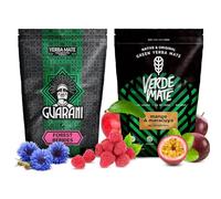 Verde Mate Yerba Mate Set 1kg | Verde Mate Mango & Maracuya and Guarani Forest Berries 2x500g | Fruit Yerba Mate Tea Herbal Tea | Coffee Alternative | Natural Caffeine | Natural Energy Drink