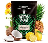 Verde Mate Yerba Mate Tea Piña Colada 500g - Air-dried, Unsmoked, Without Stems or Powder, Pineapple & Coconut Blend from Brazil