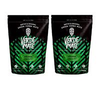 Verde Mate Yerba Mate Tea Silueta 2x500g - Air-dried, Unsmoked, Without Stems or Powder, Light Herbal Blend from Brazil