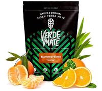 Verde Mate Yerba Mate Tea Summertime 500g - Air-dried, Unsmoked, Without Stems or Powder, Refreshing Citrus & Mint Summer Energy from Brazil
