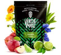 Verde Mate Yerba Mate Tea Verano 500g - Air-dried, Unsmoked, Without Stems or Powder, Fruity Summer Blend from Brazil