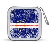 Verde Vintage Flag Portable CD Case Holder 48 Capacity Travel DVD Storage Boxs Wallet Bag