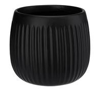 VERDENIA Plant Accessory, Ceramic, Black, 16x15cm