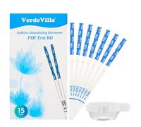VerdeVilla 15 Pack Home Menopause Test Strips FSH Test Perimenopause Test Hormone Balance for Women Over 30 Hormone Test Helps Comp