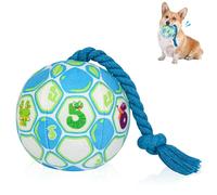 VerdeVilla Dog Toys for Small Dogs, Interactive Dog Toys Squeaky Dog Ball Toys Rope Plush Toys Soft Stuffed Dog Toys Dog Chew Toys Puppy Toys to Keep Them Busy for Small Medium Breed- 4 Inch