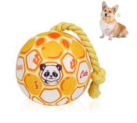 VerdeVilla Dog Toys for Small Dogs, Interactive Dog Toys Squeaky Dog Ball Toys Rope Plush Toys Soft Stuffed Dog Toys Dog Chew Toys Puppy Toys to Keep Them Busy for Small Medium Breed- 4 Inch