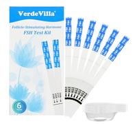 VerdeVilla Home Menopause Test Strips, 6 Pack, FSH Test, Perimenopause Test, Hormone Balance for Women Over 30, Hormone Test Helps Comp