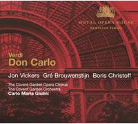 Verdi: Don Carlo - Vickers, Brouwenstijn, Christoff, Giulini by BBC Legends (2006-10-12)