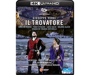 Verdi: Il Trovatore [Anna Netrebko; Yusif Eyvazov; Luca Salsi; Dolora Zajick; Chorus; Pier Giorgio Morandi] [C Major Entertainment: 754707] [4k Ultra-HD + Blu-ray] [2020] [Region Free]