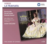 VERDI: LA TRAVIATA - SILLS/GEDDA/PANERAI/CECCATO/RPO HOME OF OPERA 2 CD NEW