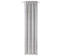 Verdi Maja Tab-Top Curtain 140 x 245 cm Grey Matt and Shine Effects