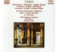 Verdi - Overtures And Preludes (Lenard, Slovak Rso)
