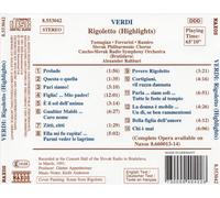 VERDI: RIGOLETTO (HIGHLIGHTS) NEW CD