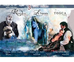 VERDI: Rigoletto / La traviata / PUCCINI: Tosca [New DVD] With Book